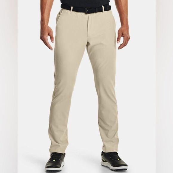 NWT Men’s Under Armour Drive Tapered Pants | 30x34 | Khaki - Picture 1 of 11